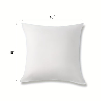 2/4pcs Pillow Inserts for Hammock - 100% Hypoallergenic Virgin Fiber - Outdoor Camping Square/Rectangle Throw Pillows (12X20/16X16/18X18)