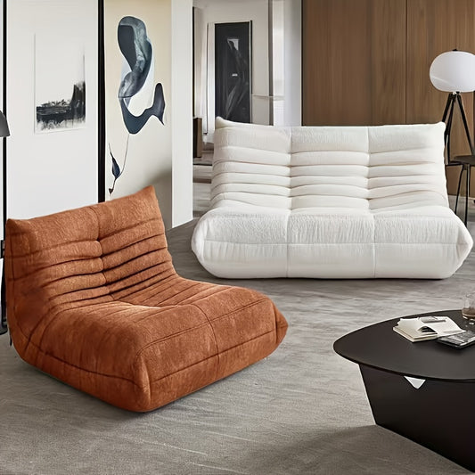 Beanbag Sofa Chairs, Modern and Comfortable Beanbag Chairs, Floor-length Couple Sofas, Armless Soft Sofa Beds, Teddy Tatami, Suitable for Various Room Types, Game Rooms, and Rooms. Flexible Placement