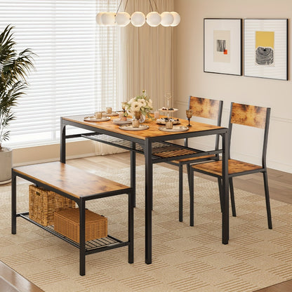 Dining Table Set for Work, Display, and Everyday Use in Kitchen detail image - detail view 4