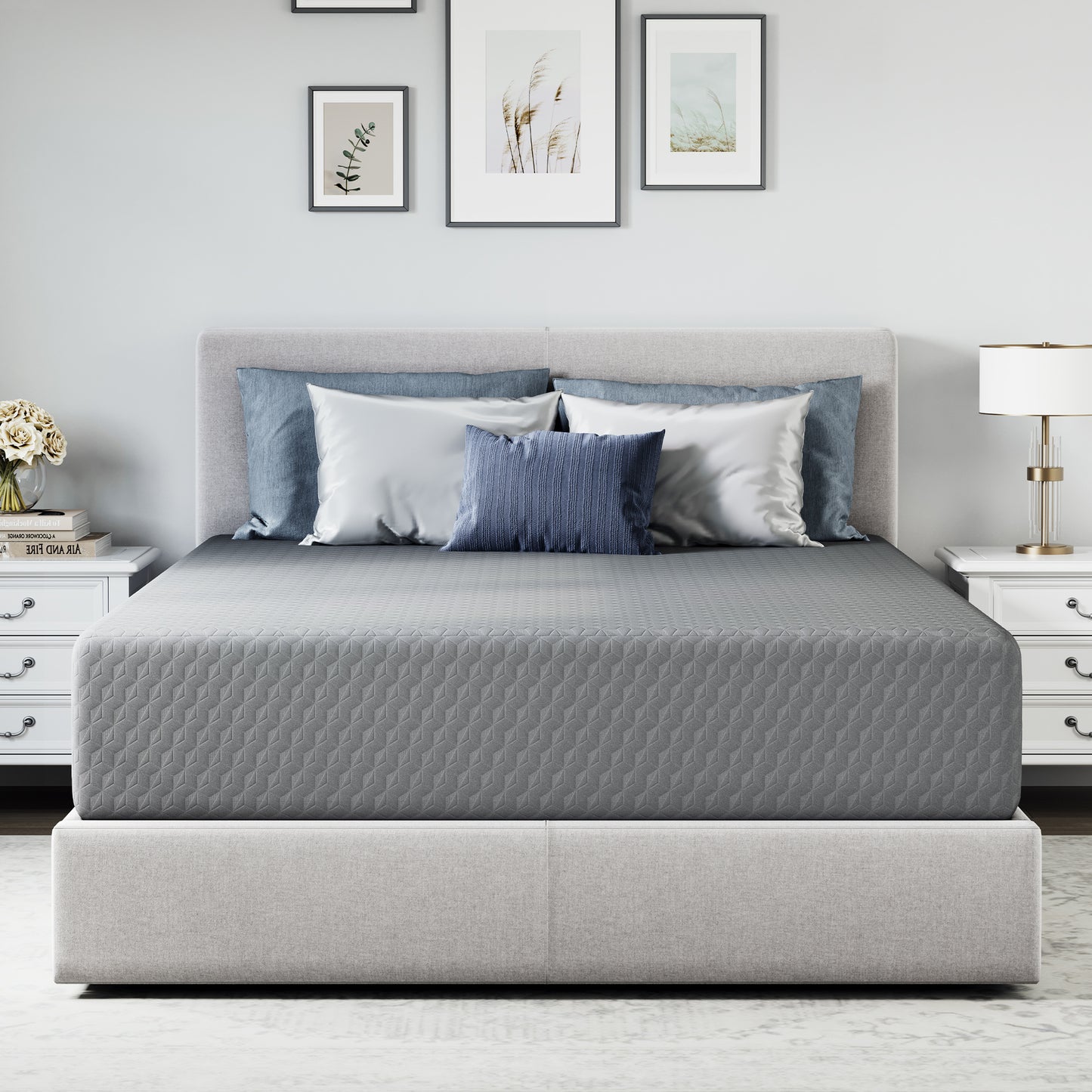 Mattress shown in the Full, 12 inch option