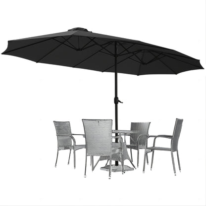 Patio Umbrella shown in the Black option