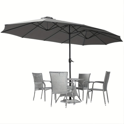 Patio Umbrella shown in the Dark Gray option