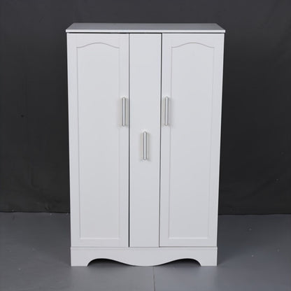 Kitchen Pantry Cabinet 47 Inch with Drawer Adjustable Shelves Buffet Sideboard Cupboard Storage Cabinet for Kitchen Living Room White Black Brown Grey