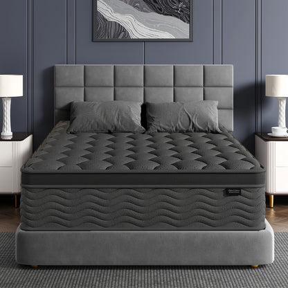8inch 10inch 12 Inch 14 Inch Multilayer Hybrid Twin Full Queen King Size Mattress- Multiple Sizes & Styles Available, Ergonomic Design with Memory Foam And Pocket Spring, Medium Firm Feel