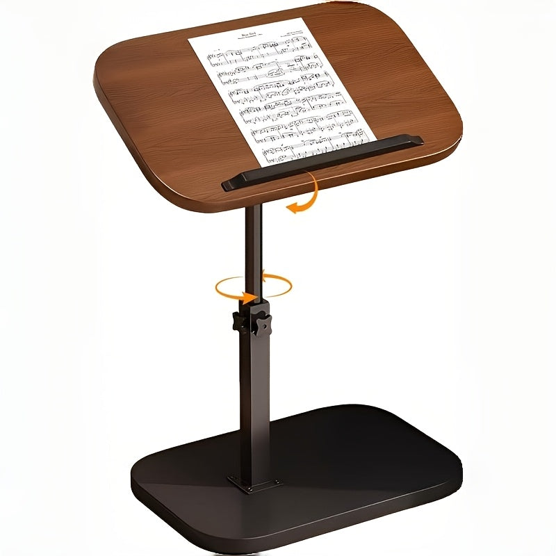 TV Tray Table with 360 Degree Rotation And 180 Degree Flip Tabletop - Ideal Recliner Table for Bedside, Sofa, Or Small Spaces, Adjustable Bedside Table And Chair Side Table