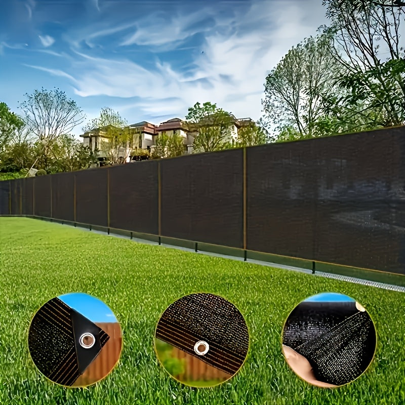 Outdoor Sunshade Canvas for Courtyards, Lawns, And Horticulture -90% Light Blocking, UV Resistant, And Wind Resistant Heavy-Duty HDPE Fabric, Black Rectangular Canopy Suitable for Shading Terraces, Pavilions, Courtyards, And Backyards