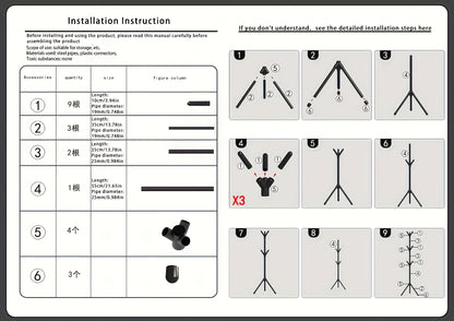 Vertical Coat Rack Can Hang 52 Items - Space-Saving Storage Solution, Stable Base And Modern Minimalist Design, Suitable for Small Spaces Such As Entrances/ Living Rooms, Bedrooms, Offices, Apartments, Dormitories, Etc., for Organizing Clothes