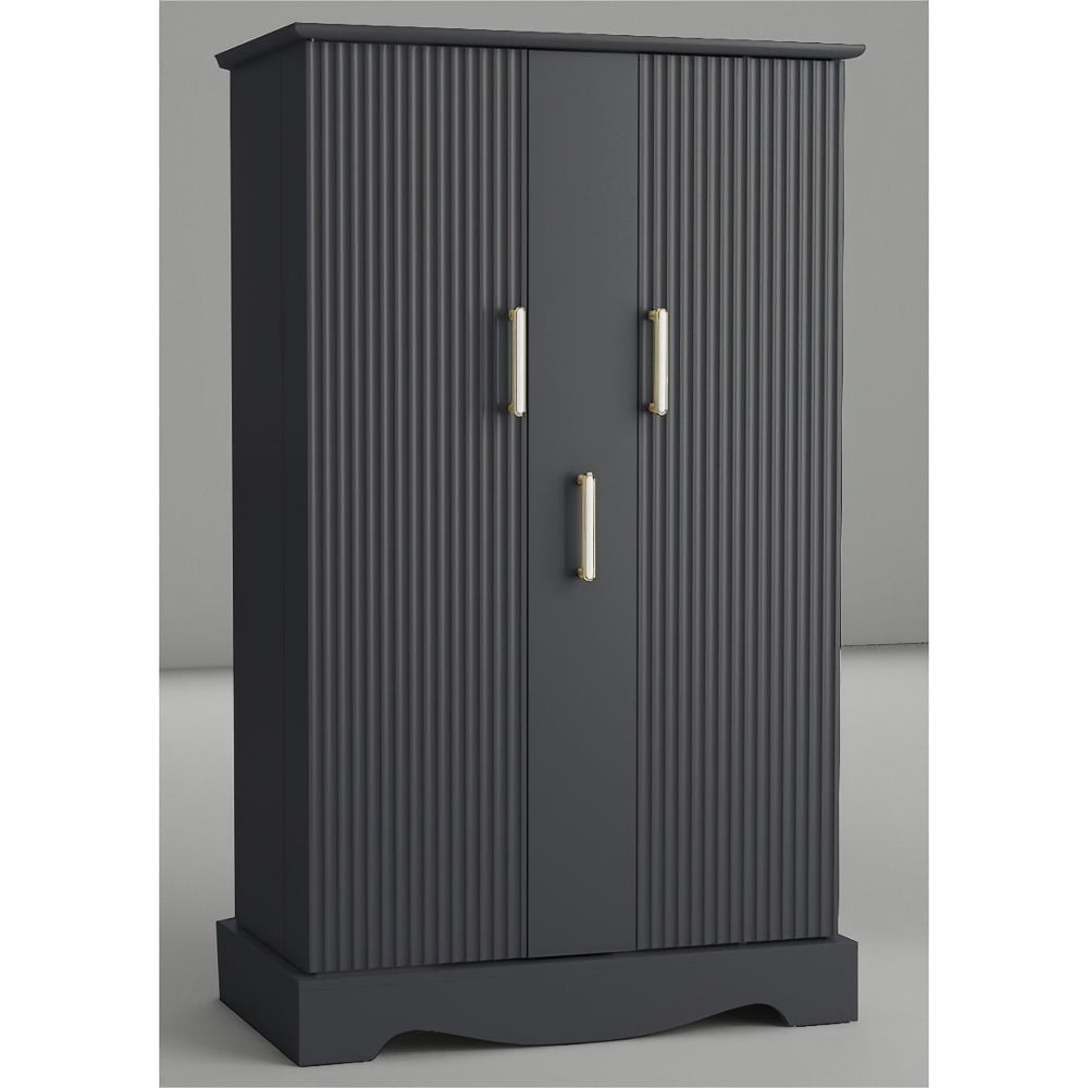 Kitchen Pantry Cabinet 47 Inch with Drawer Adjustable Shelves Buffet Sideboard Cupboard Storage Cabinet for Kitchen Living Room White Black Brown Grey