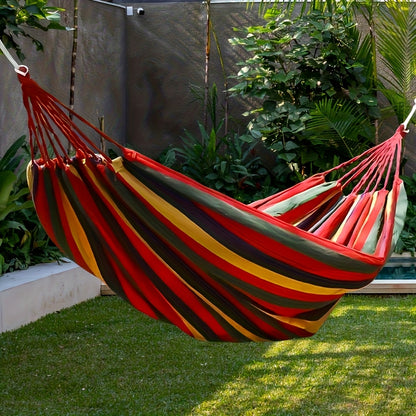 1 Portable Hammock - Anti-rollover Patent + Widened Load-bearing Fabric Surface, Turning Garden Camping Into A Comfortable Sleeping Bed In Seconds! Comes with A Handbag & High-strength Ropes, Say Goodbye to Complex Assembly, Suitable for All