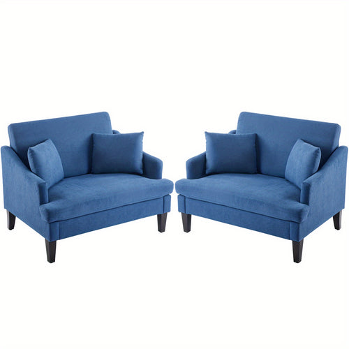 Bezseller Oversized Accent Chairs Set Of 1 & 2, 33.5'' Wide Seat Comfy Armchair With 2 Pillows, Upholstered Big Reading Chair, Modern Single Sofa Chair For Living Room Bedroom Apartment Office