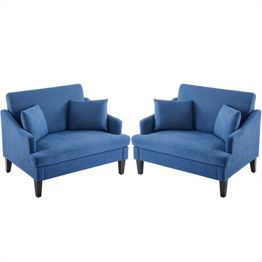 Bezseller Oversized Accent Chairs Set Of 1 & 2, 33.5'' Wide Seat Comfy Armchair With 2 Pillows, Upholstered Big Reading Chair, Modern Single Sofa Chair For Living Room Bedroom Apartment Office