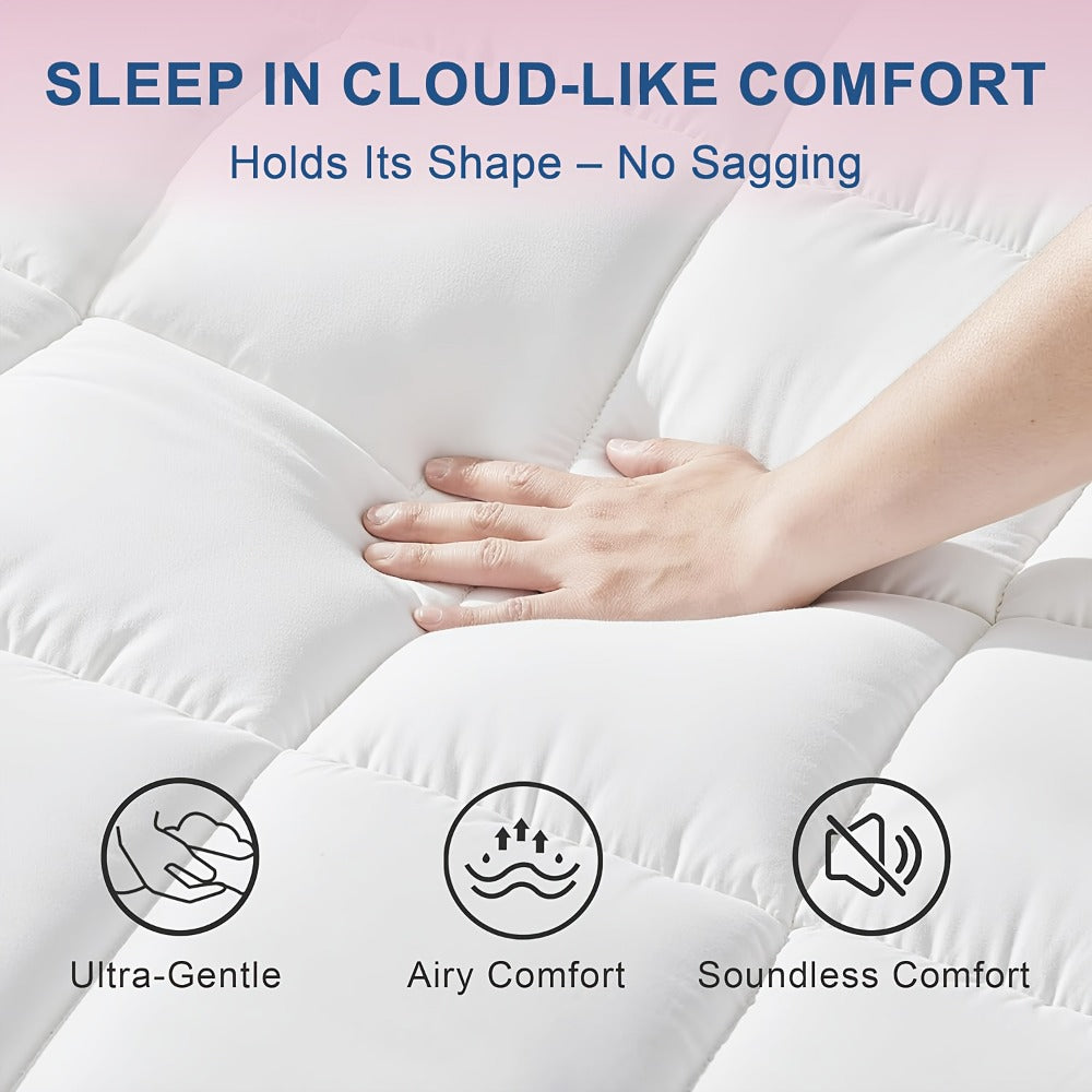 Mattress Pad Cover Fluffy Soft Breathable Deep Pocket Protector Machine Washable 5 Colors Twin Full Queen King Cal King for Bed RV Sofa Couch