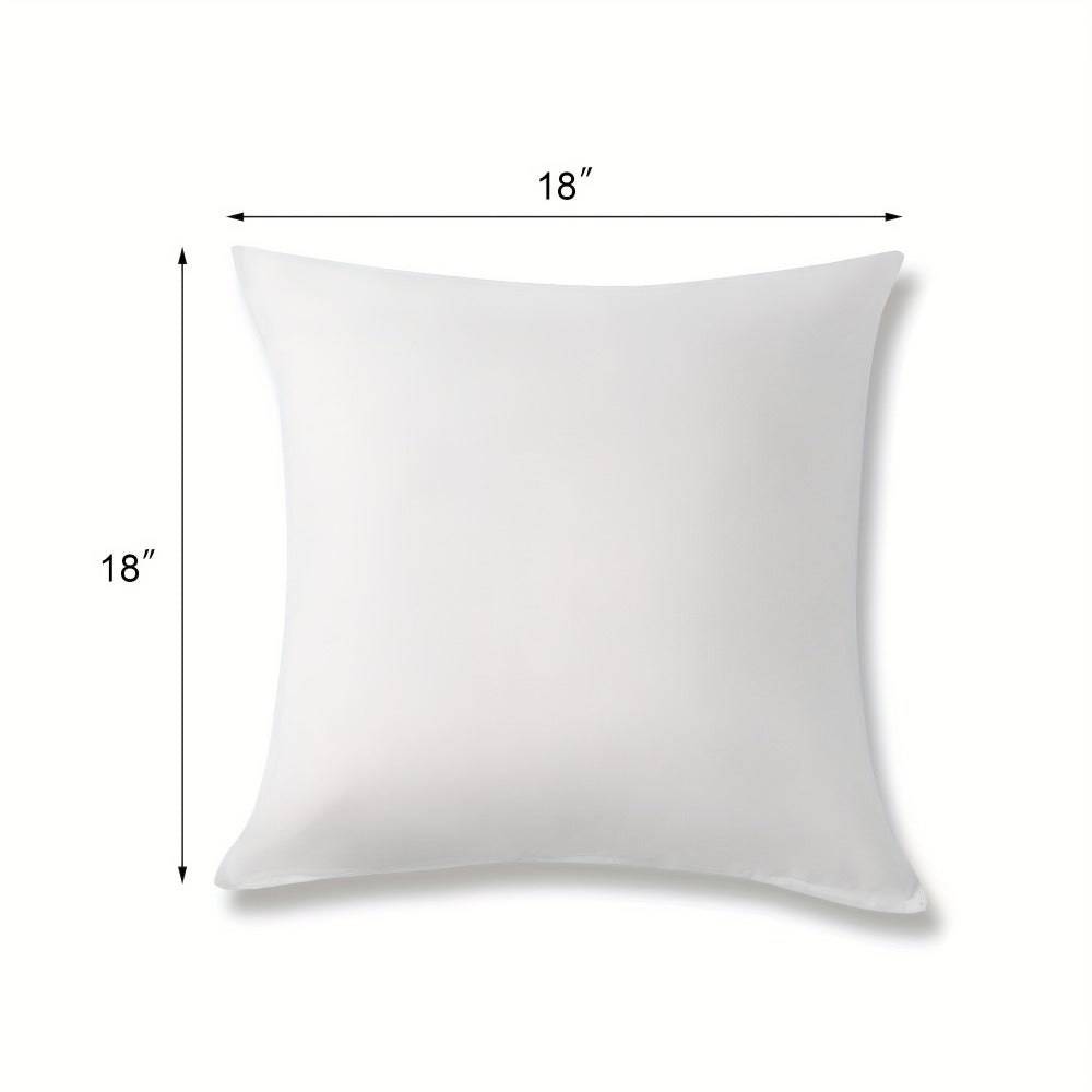 Pillow Inserts for Couch Sofa Bed 2/4 Pack 100% Hypoallergenic Virgin Fiber Square Rectangle Throw Pillow Inserts 12x20 16x16 18x18 inch