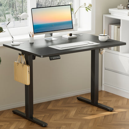 Standing Desk shown in the Black, 40 x 24 option