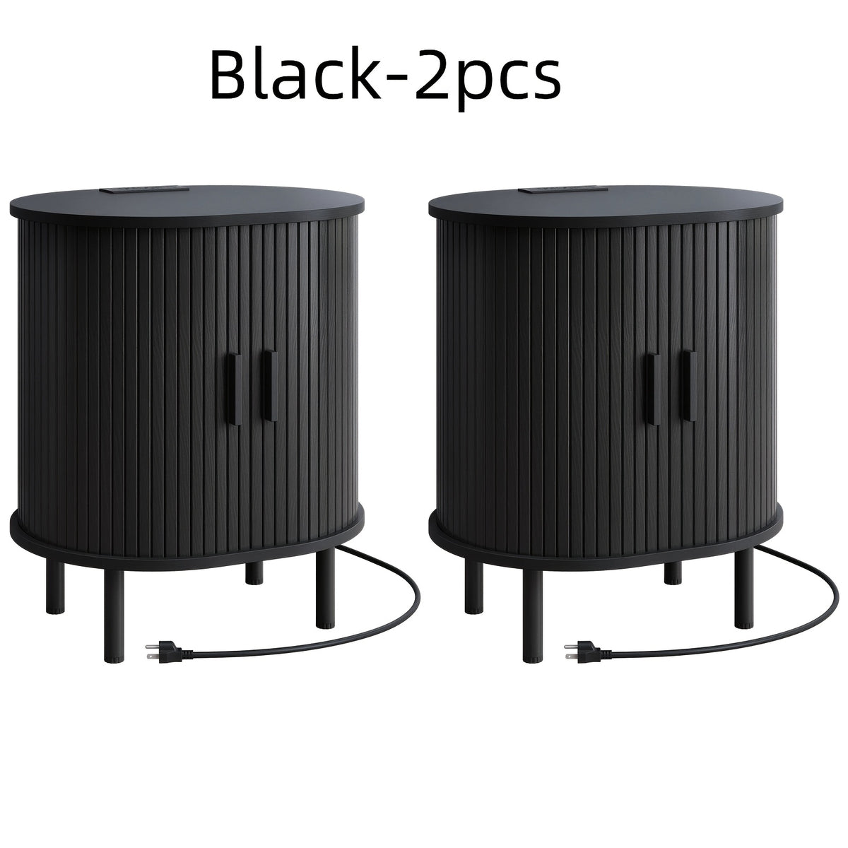 End Table shown in the Black-2pcs option