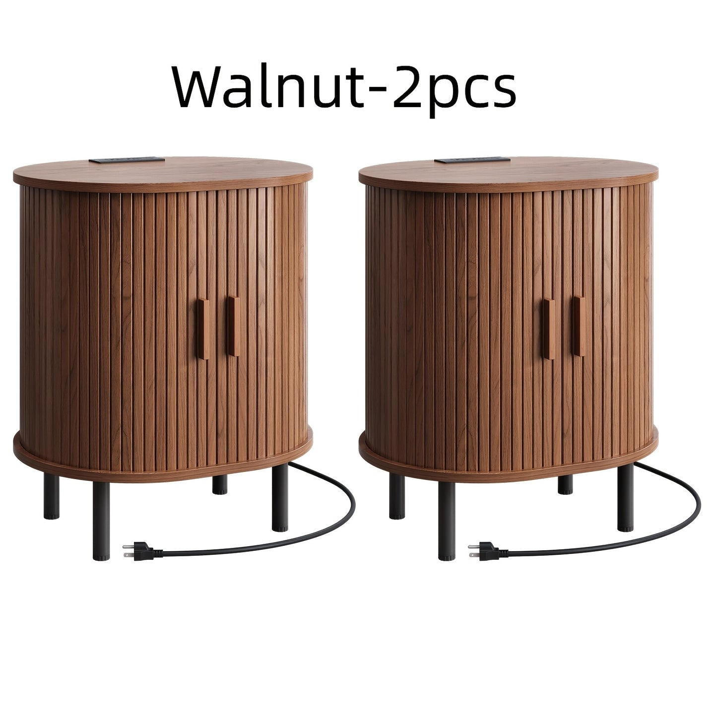 End Table shown in the Walnut-2pcs option