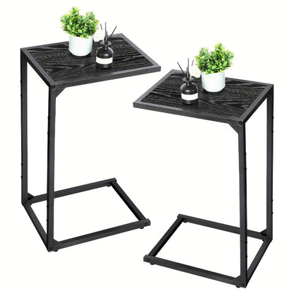 End Table with Storage Bag, Bedside Side Table for Living Room detail image - detail view 15