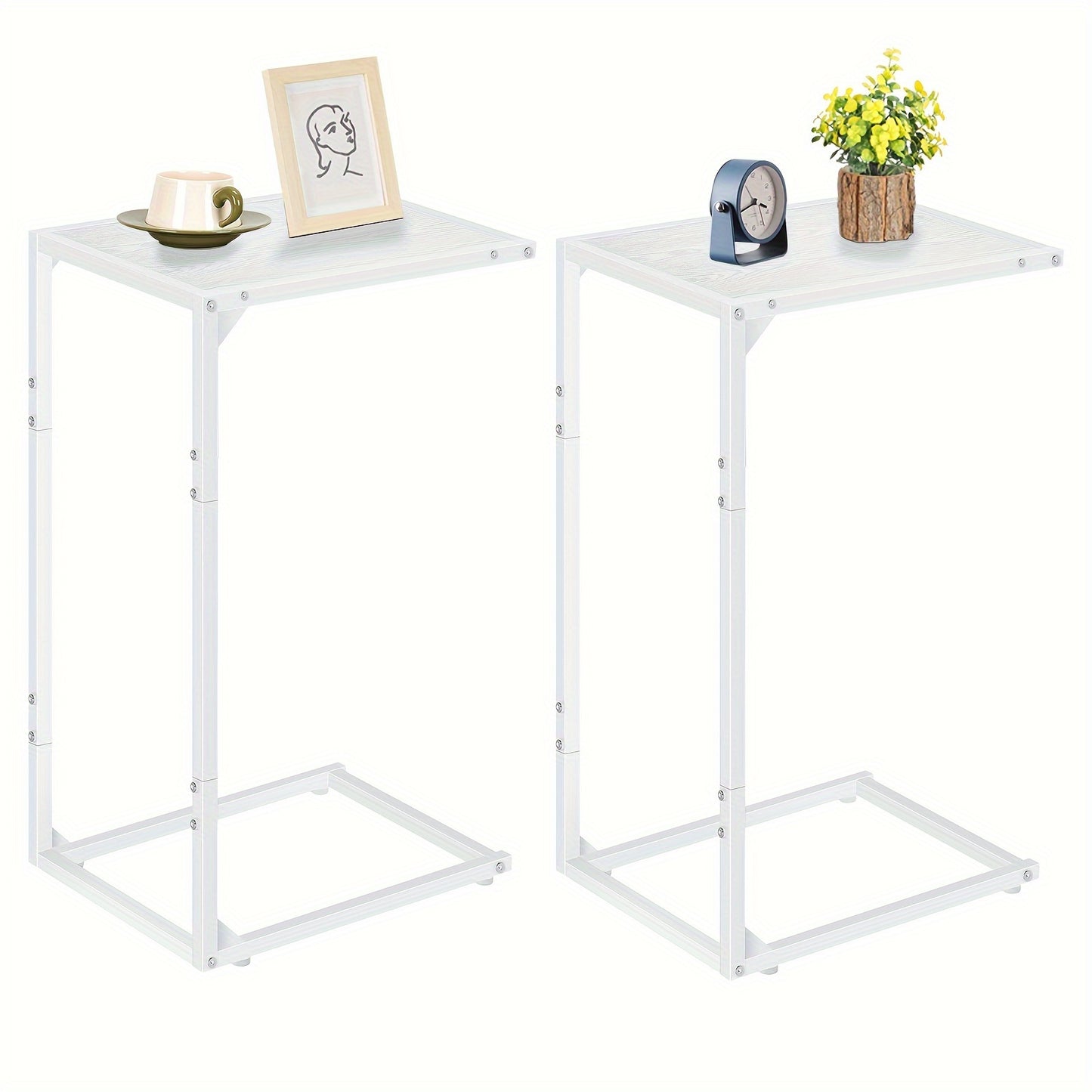 End Table shown in the White - without bag & charging option