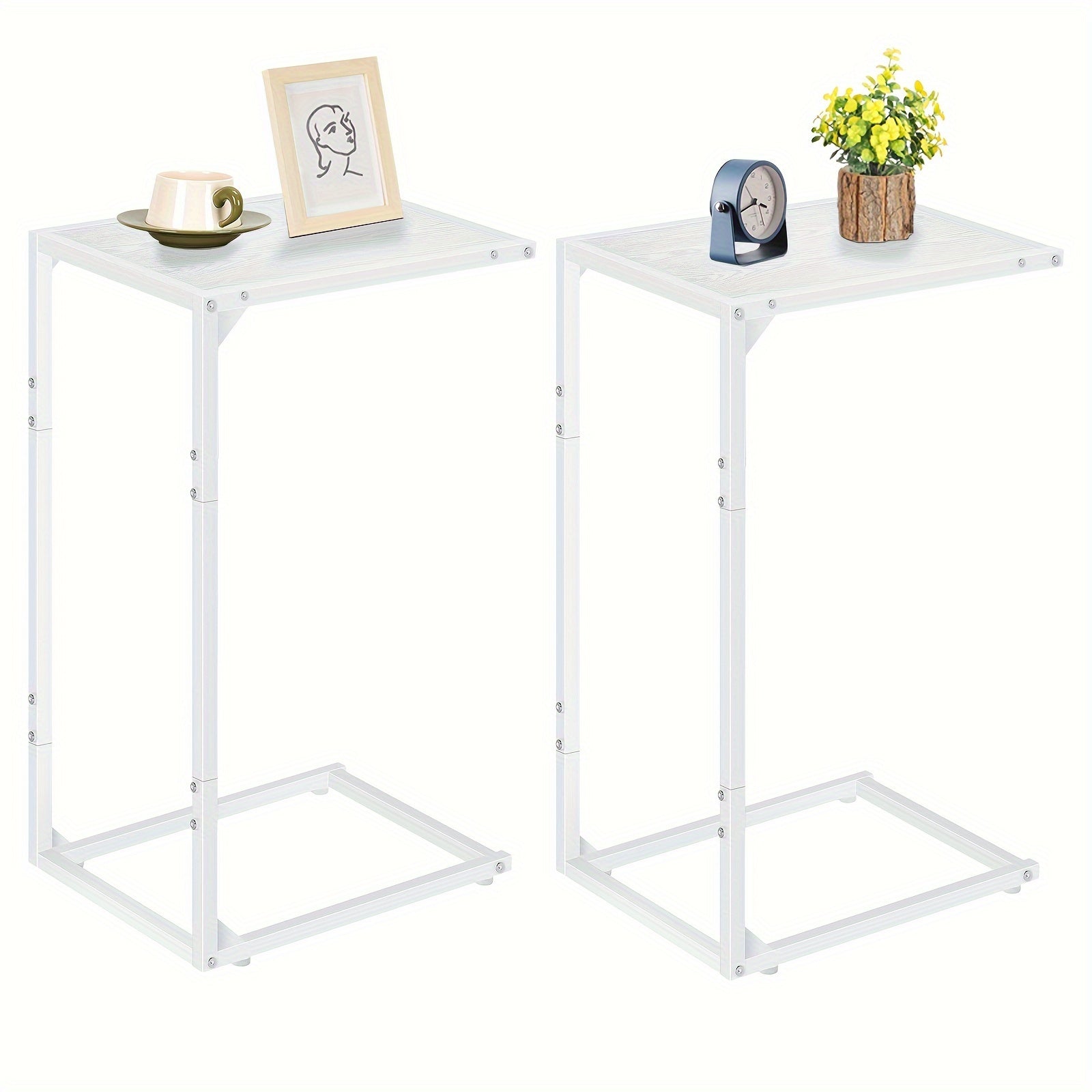 End Table shown in the White - without bag & charging option