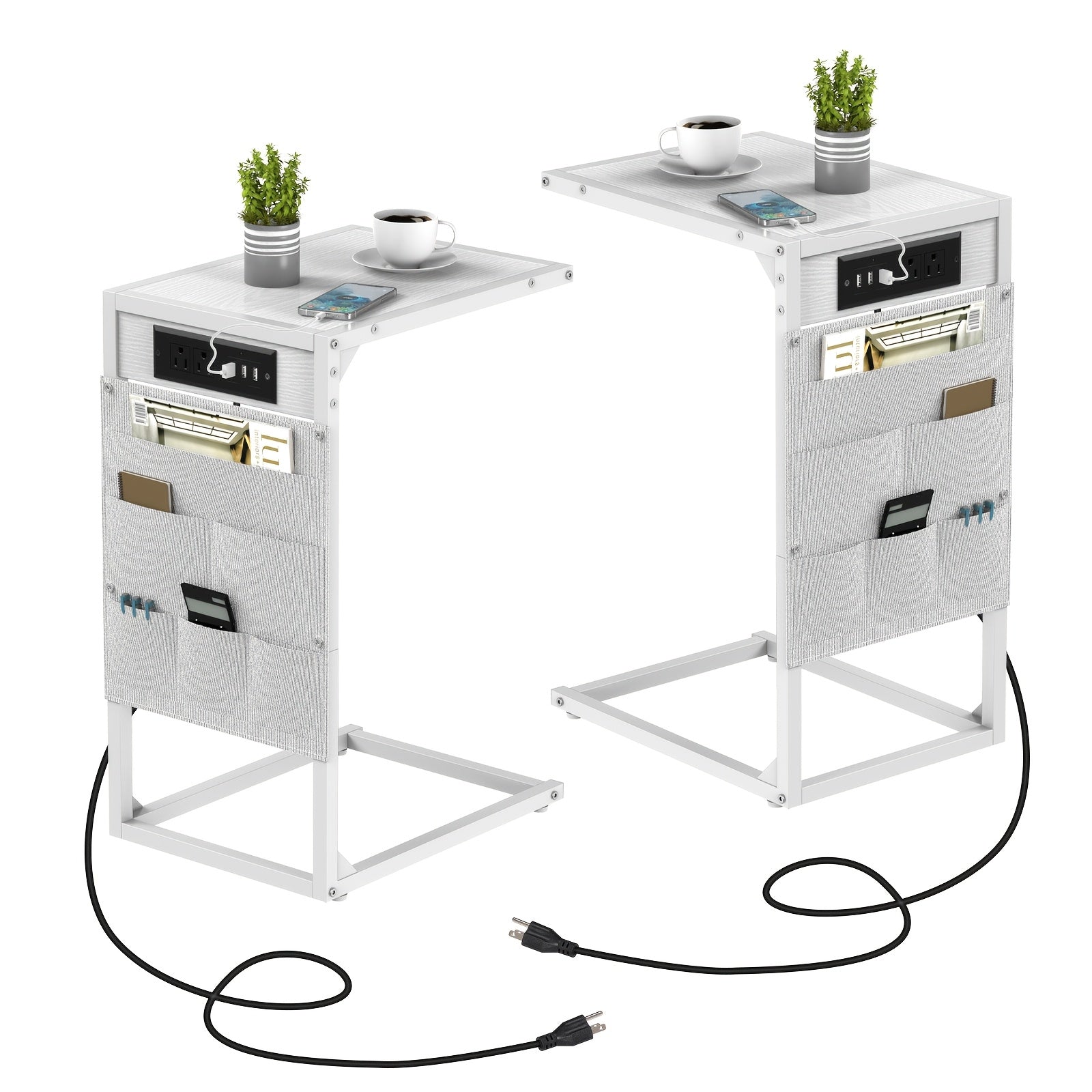End Table shown in the White option
