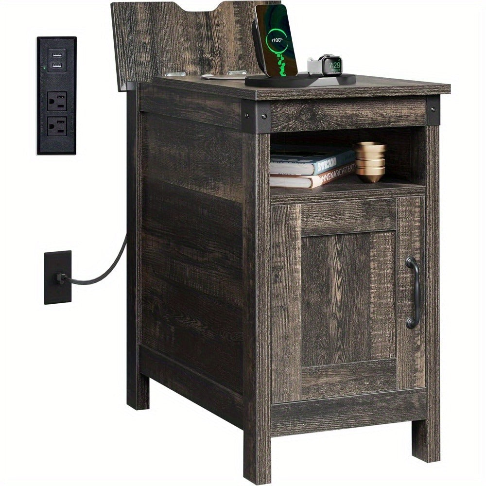 End Tables And Nightstands with Charging Station and Side Table for Living Room detail image - detail view 5