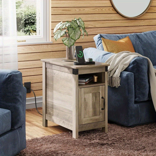 End Tables and Nightstands, End Table with Charging Station USB Ports & Outlets shown in the main product view