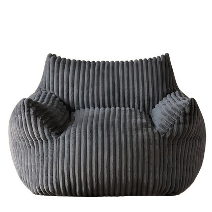 Extra-Large Bean Bag Chair with Footrest, Casual Reading Seat for Living Room detail image - detail view 13