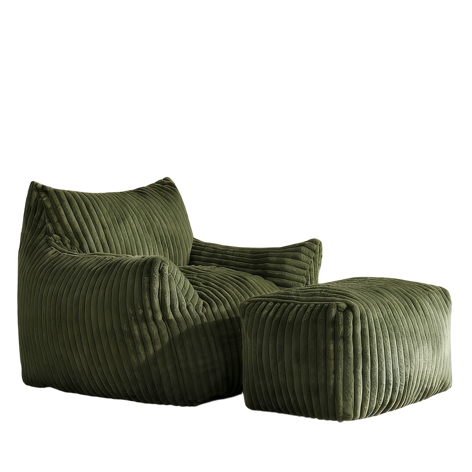 Bean Bag Chair shown in the Green option