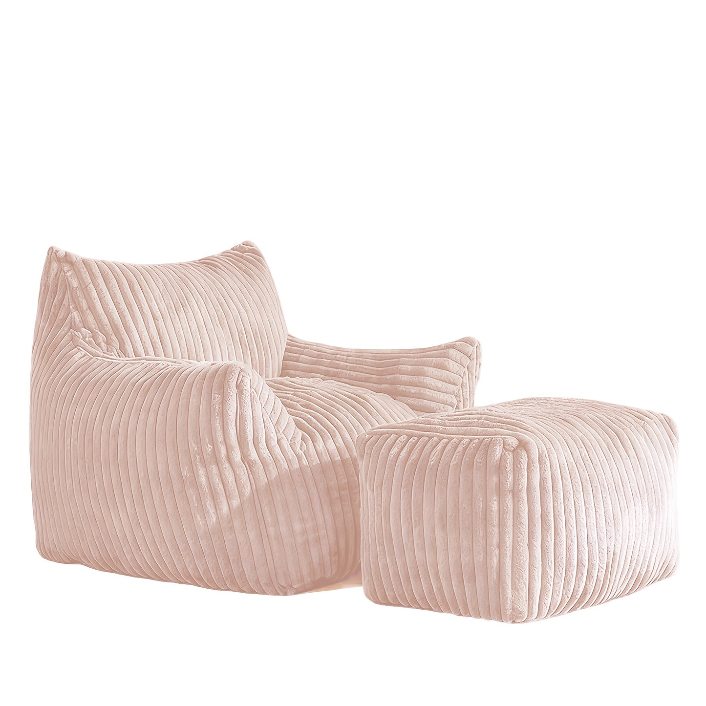 Bean Bag Chair shown in the pink color option