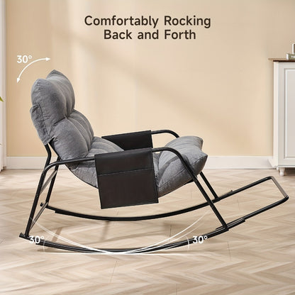 Extra-Large Outdoor Rocking Chair with Multiple Color Options for Patio detail image - detail view 13