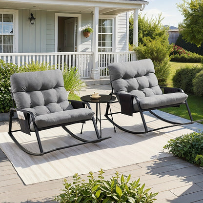 Extra-Large Outdoor Rocking Chair with Multiple Color Options for Patio detail image - detail view 15