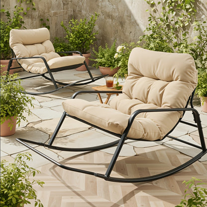 Extra-Large Outdoor Rocking Chair with Multiple Color Options for Patio detail image - detail view 18