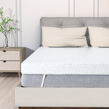Gel Memory Foam Mattress Topper 3 Inch | Cooling Gel-Infused, Soft & Breathable, Twin XL Full Queen King Cal King – Better Sleep Every Night