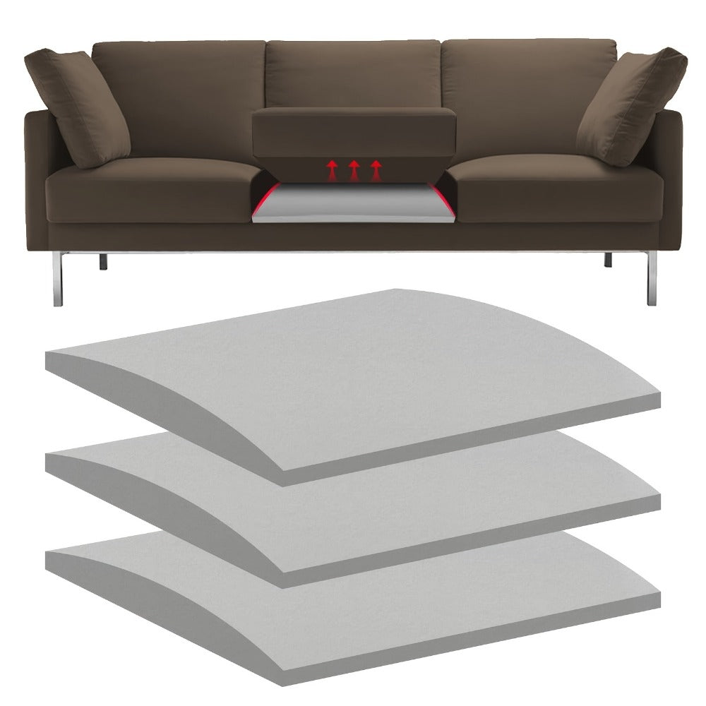 Sofa Cushion Support Insert Set of 3 – 20x20 High-Density Foam Seat Sag Repair Replacement for Sagging Couch Loveseat Chair, No Electricity Needed Furniture Seat Restorer