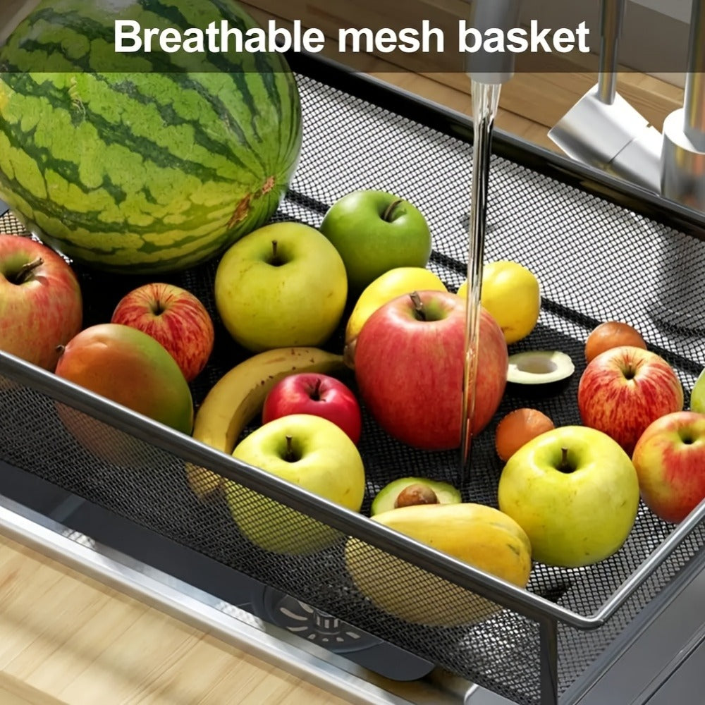 3/4/5-Tier Metal Rolling Storage Cart with Hooks & Mesh Baskets – 360° Swivel Wheels Kitchen Trolley for Narrow Gaps, Bathroom, Office & Garage