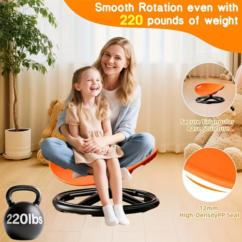 Wobble Balance Stool for Kids Classroom Active Sitting Chair Swivel Sensory Seat STEM Learning Flexible Seating