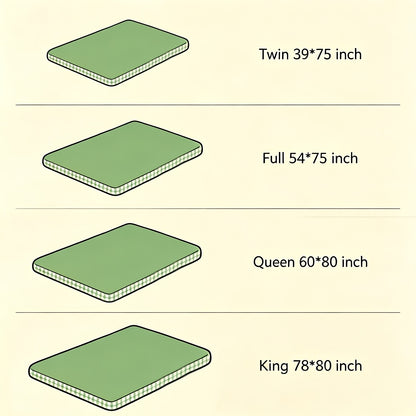 Japanese Plush Roll-Up Mattress Topper - Suitable for Bed, Sofa Bed, Dorm & Home, Machine Washable Soft Mattress Topper, Foldable And Portable Sleeping Pad, for Valentine'S Day And New Year Gifts