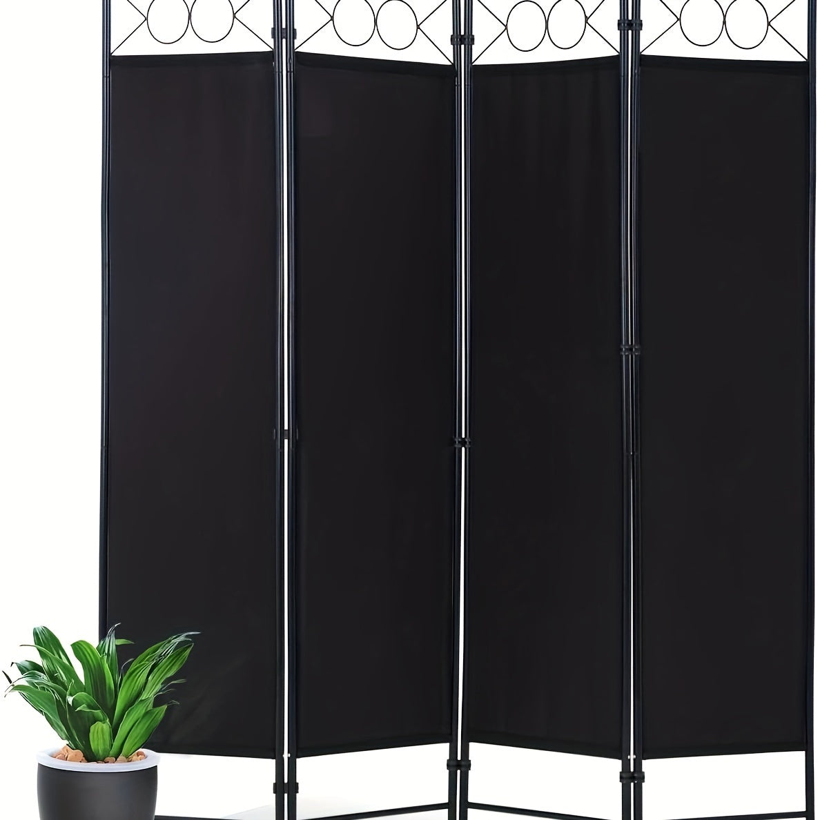 Room Divider, Folding Privacy Screen 4 Panels Portable Wall Divider Partition Room Dividers for Home Office Room Separation