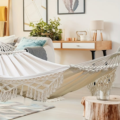 Fabric Hammock with Carry Bag for Comfortable Outdoor Seating detail image - detail view 6