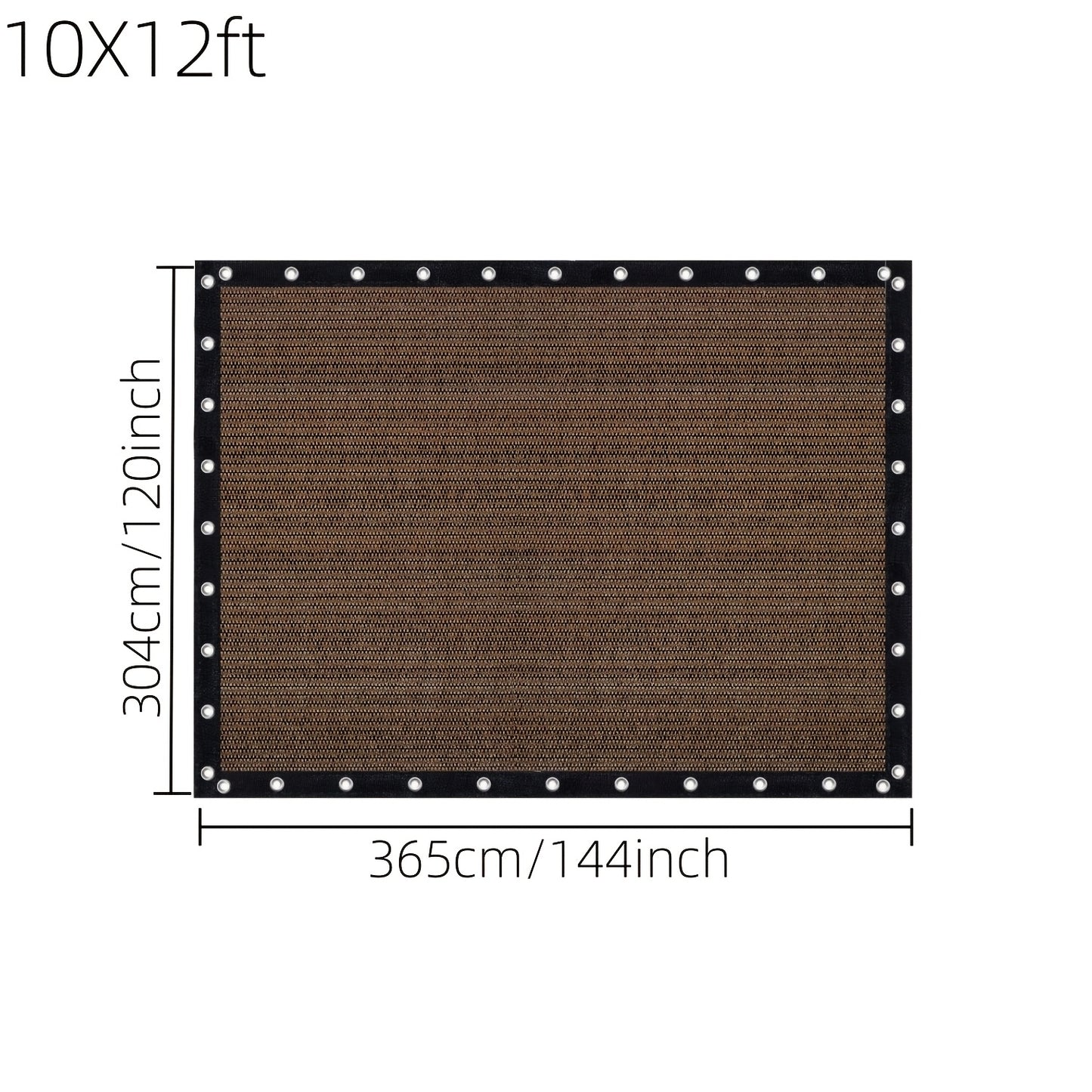 Shade Cloth shown in the 10X12ft option