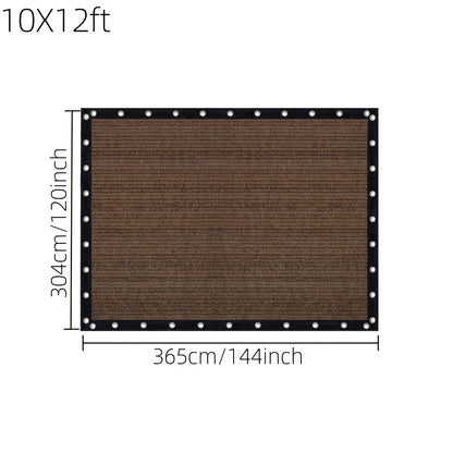 Shade Cloth shown in the 10X12ft option