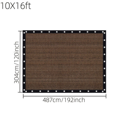 Shade Cloth shown in the 10X16ft option