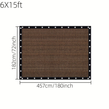 Shade Cloth shown in the 6X15ft option