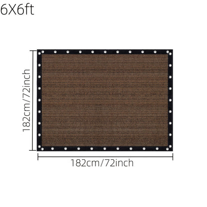 Shade Cloth shown in the 6X6ft option