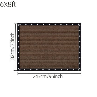 Shade Cloth shown in the 6X8ft option
