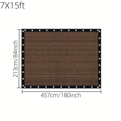 Shade Cloth shown in the 7X15ft option