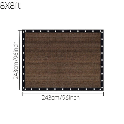 Fabric HDPE Outdoor Patio Roller Shade with UV Protection and Reinforced Corners detail image - detail view 14