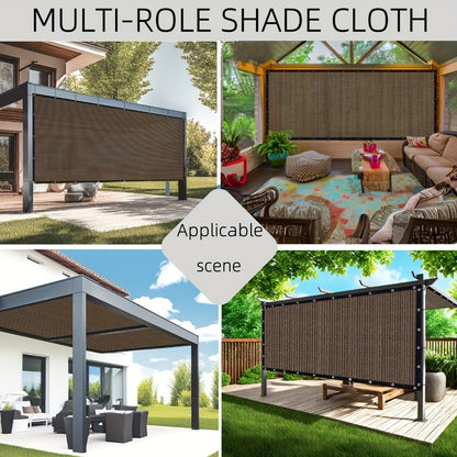Fabric HDPE Outdoor Patio Roller Shade with UV Protection and Reinforced Corners detail image - detail view 15