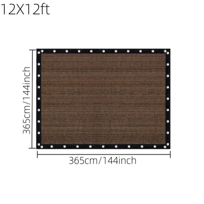 Fabric HDPE Outdoor Patio Roller Shade with UV Protection and Reinforced Corners detail image - detail view 24