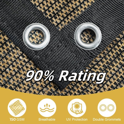 Fabric HDPE Outdoor Patio Roller Shade with UV Protection and Reinforced Corners detail image - detail view 27